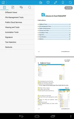 Foxit PDF android App screenshot 2